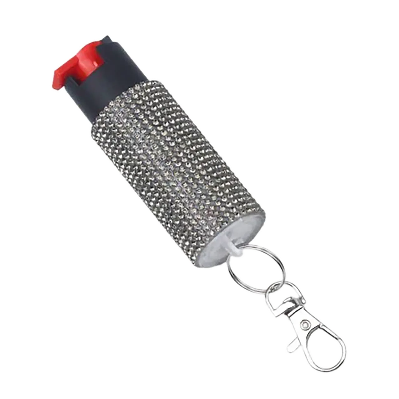 PSP EC14STUDSLC Studded Pepper Spray Silver Canister Includes Keychain