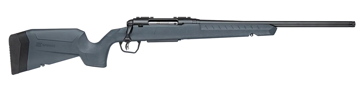 Savage Arms 33127 Axis 2 6.5 Creedmoor 4+1 20" Matte Black Carbon Steel Threaded Barrel, Drilled & Tapped Receiver, Gray Fixed w/Pistol Grip Synthetic Stock, Right Hand