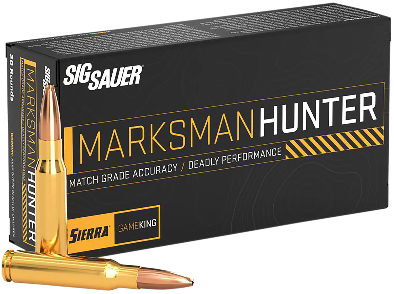 Sig Sauer E65CMGK13020 Marksman Hunter  6.5Creedmoor 130gr 20 Per Box/10 Case