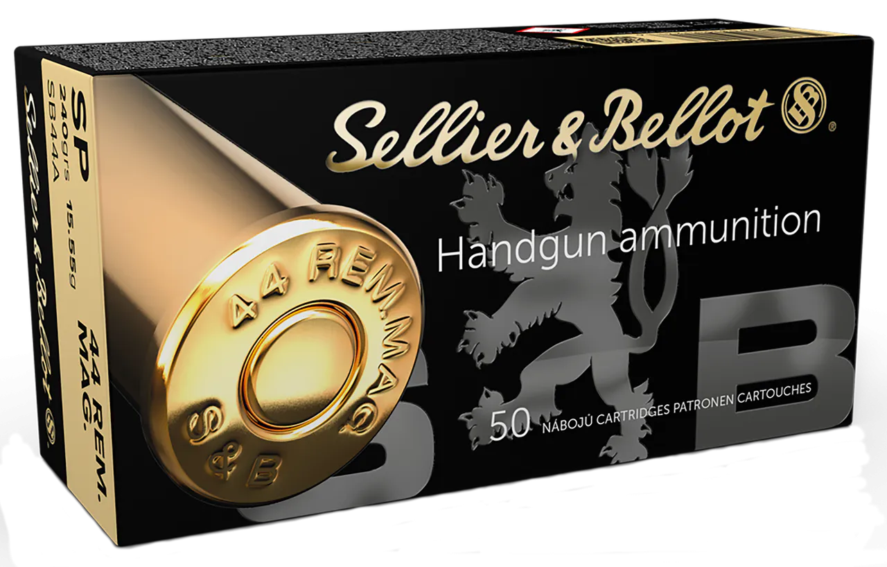 Sellier & Bellot SB44A Handgun 44RemMag 240gr Soft Point 50 Per Box/12 Case