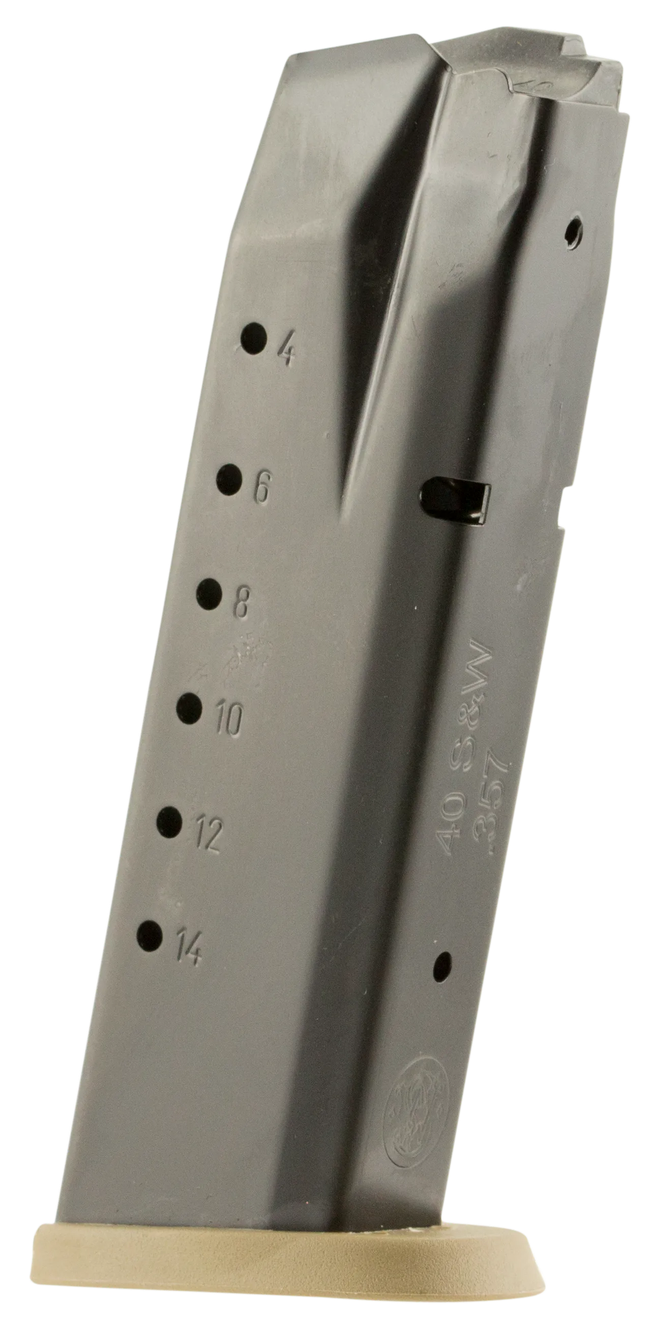 Smith & Wesson 3007346 M&P  15rd 40S&W Blued/Brown Floor Plate Steel
