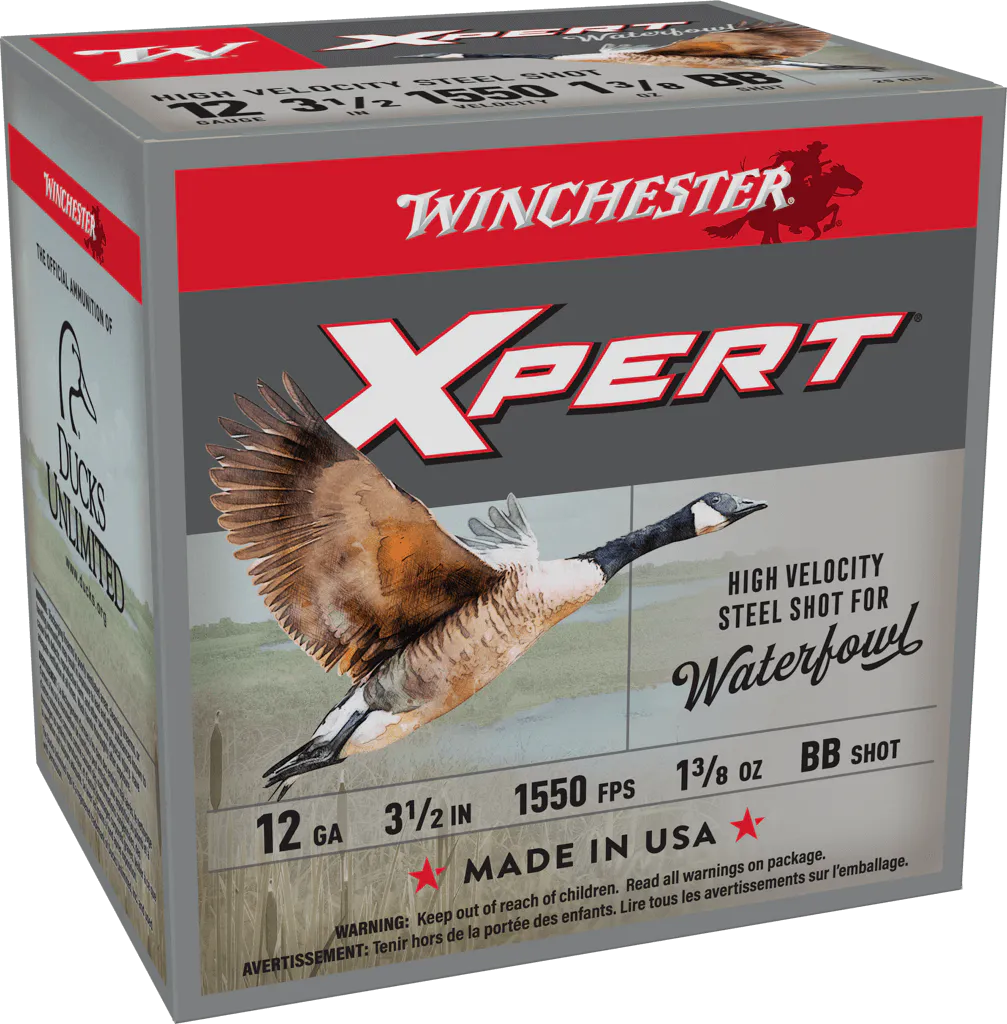 Winchester Ammo WEX12LBB Super X Xpert High Velocity 12Gauge 3.50" 1 3/8oz BBShot 25 Per Box/10 Case