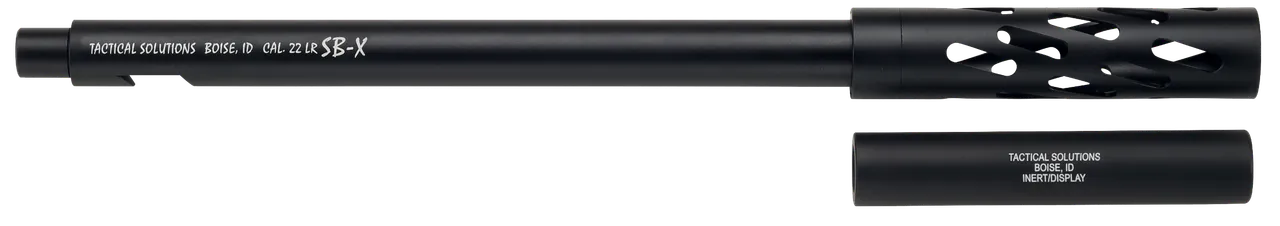 Tactical Solutions 1022SBXMB X-Ring SB-X Barrel 22 LR 16.50" Black Matte Aluminum Fits Ruger 10/22