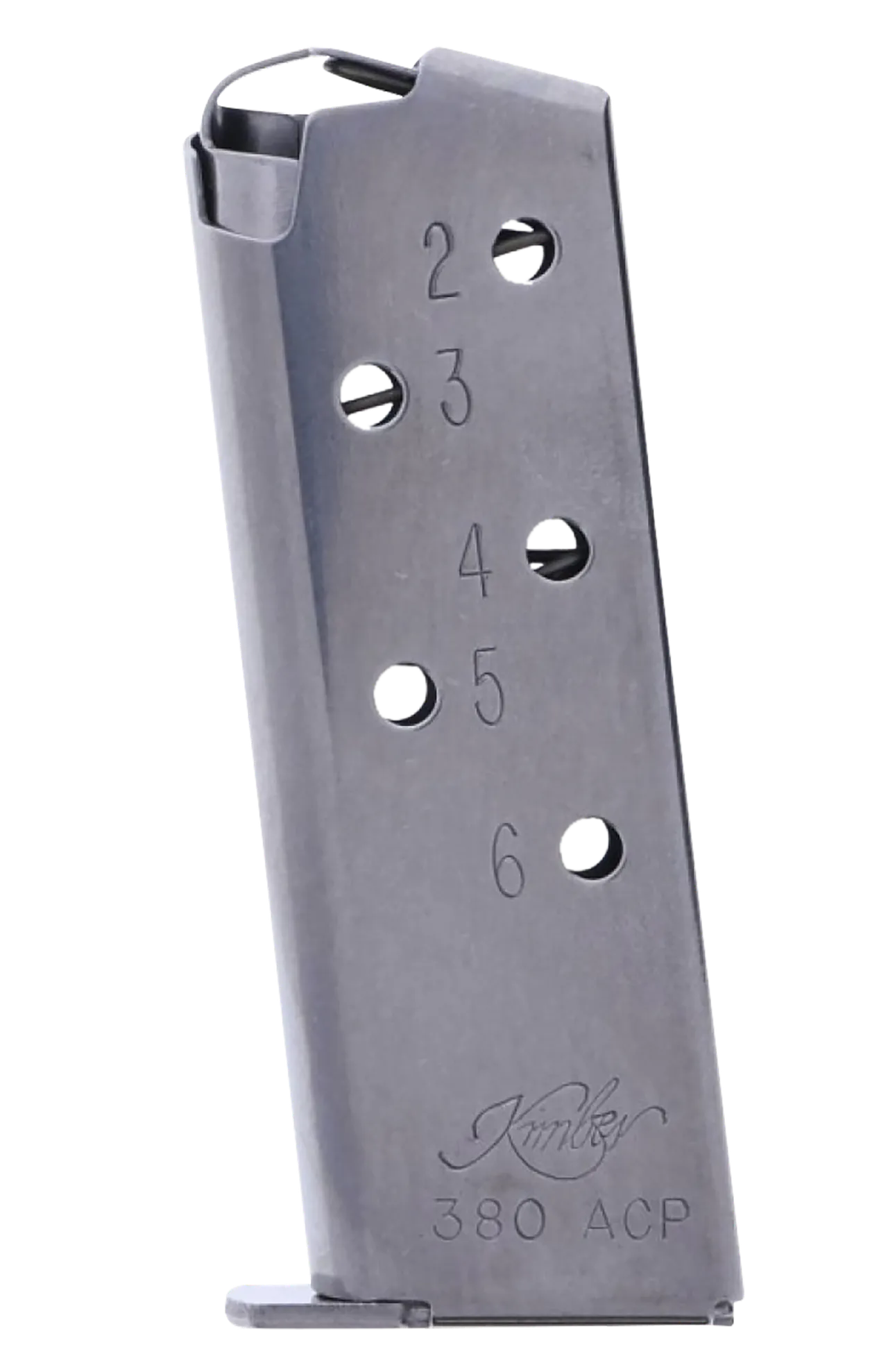 Kimber Mfg.,inc 1200163A Micro Magazine 6rd Silver Stainless Steel