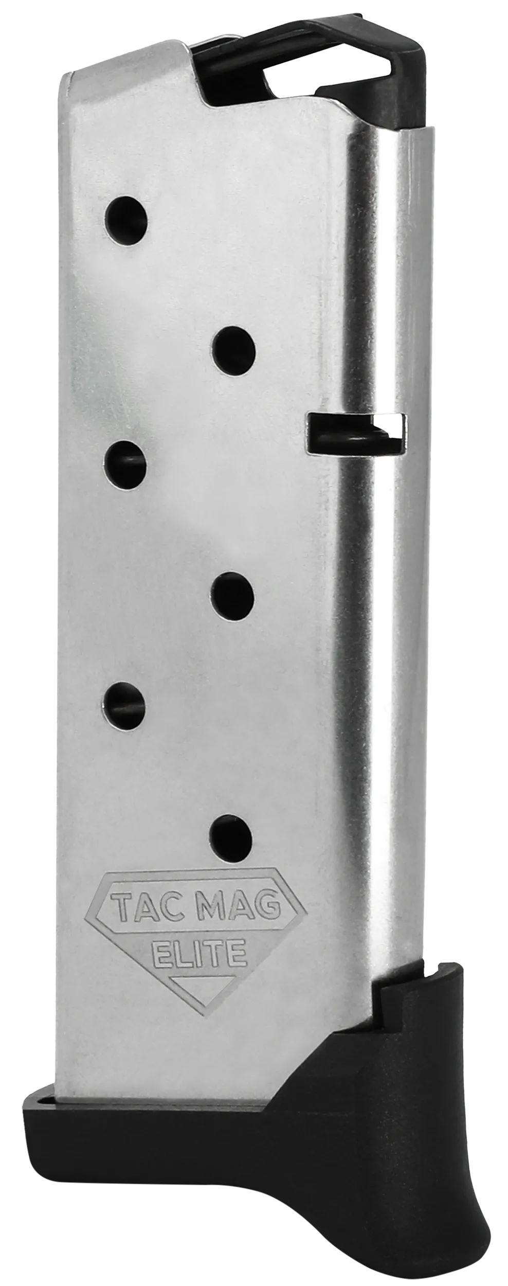 Kimber Mfg, Inc 1200930A Micro 9 Tac-Mag 7rd Extended 9mm Luger Silver Steel