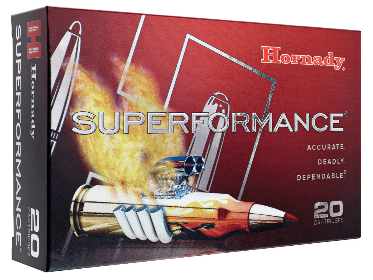 Hornady 80463 Superformance 243Win 95gr Super Shock Tip 20 Per Box/10 Case