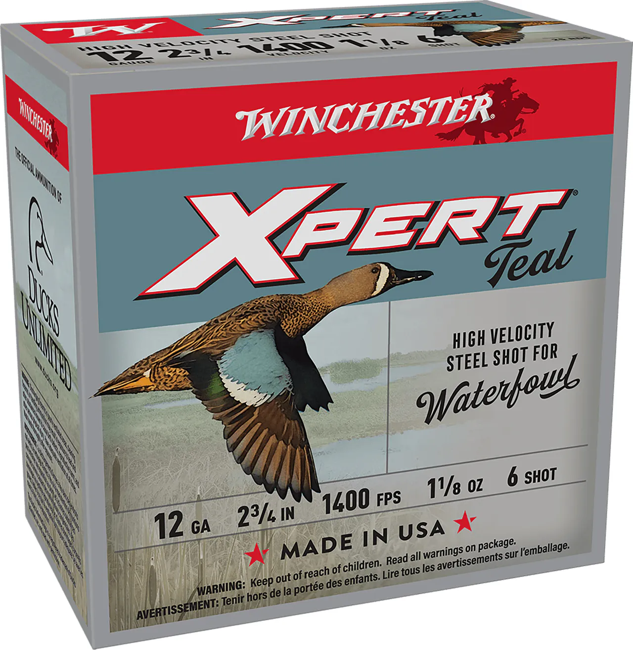 Winchester Ammo WEX12H6 Super X Xpert High Velocity 12Gauge 2.75" 1 1/8oz 6Shot 25 Per Box/10 Case