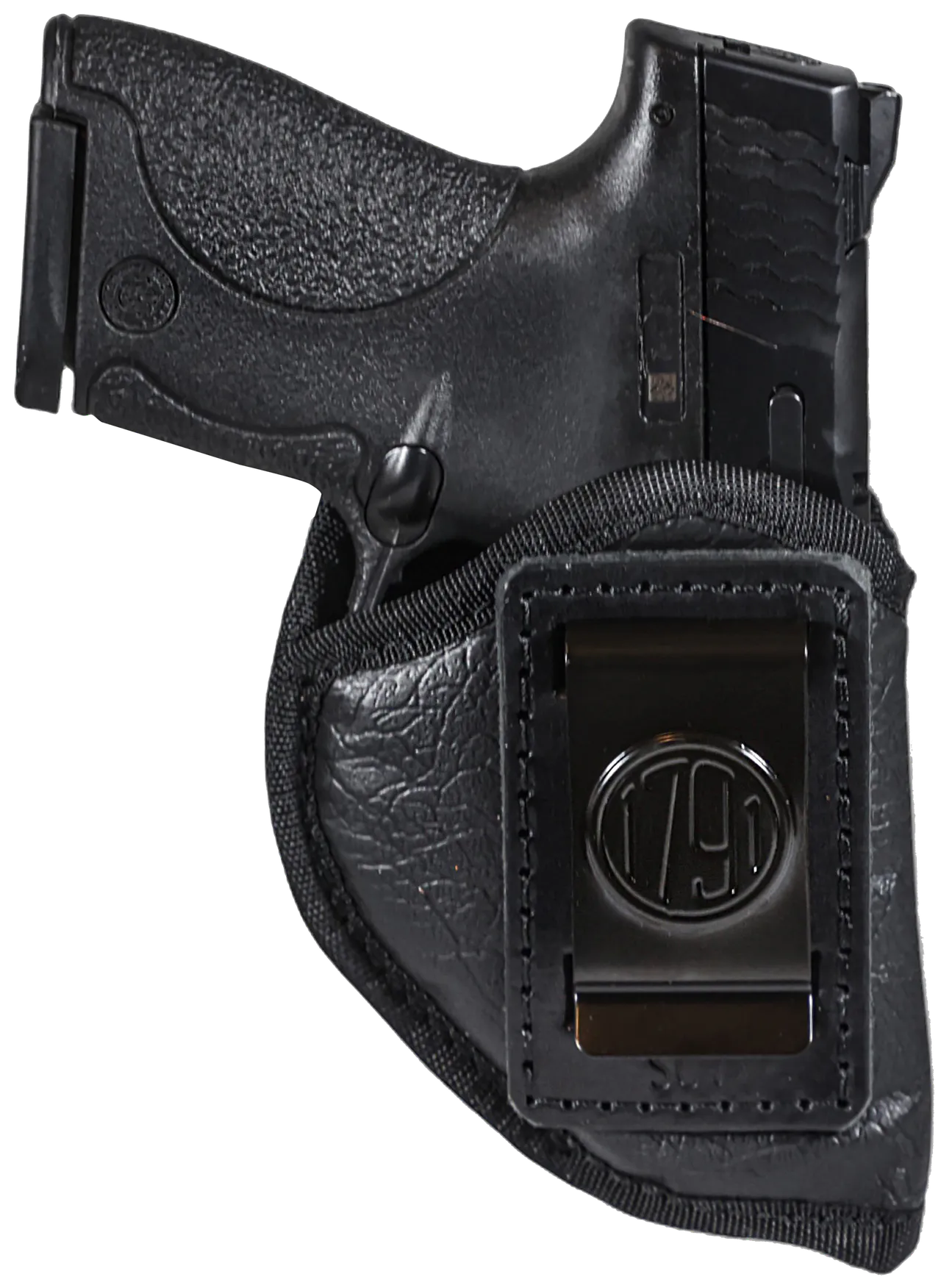 1791 Gunleather ECOSC1BLKR Sub-Compact IWB Small Black Right Hand
