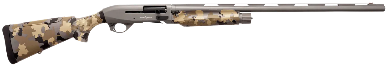 Silver Eagle Arms A21228OS2 Alpha 2  12 Gauge 3" 4+1 28" Gray Cerakote Chrome Lined Vent Rib Barrel & Steel Receiver, Old School Camo Synthetic Fixed Stock