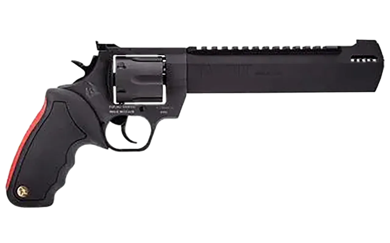 Taurus 2500101RH Raging Hunter  Large Frame 500 S&W Mag 5rd 10" Black Ported/Target Crown Barrel, Black Cylinder, Black Steel Frame, Black Rubber Grip