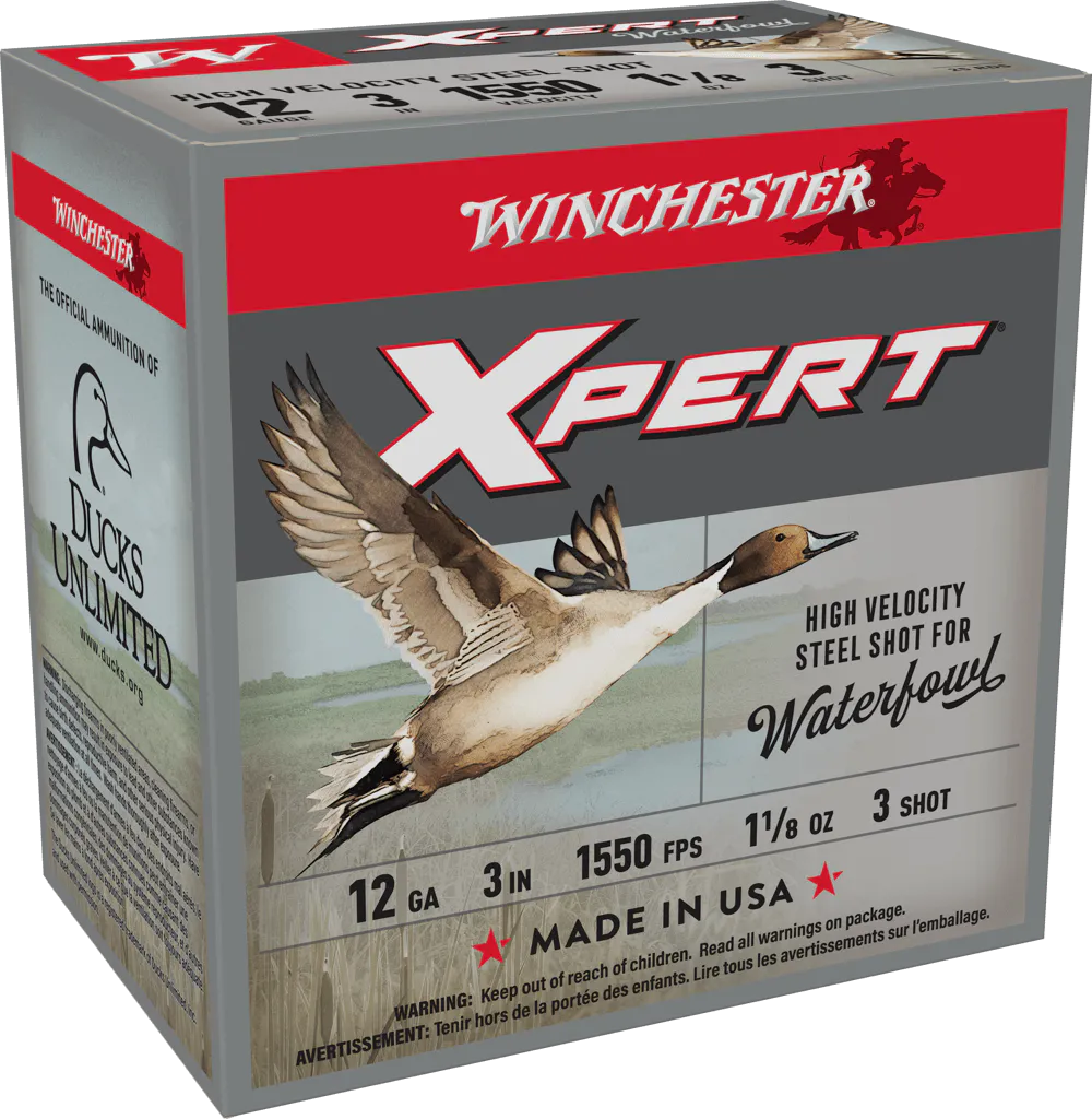 Winchester Ammo WEX1233 Super X Xpert High Velocity 12Gauge 3" 1 1/8oz 3Shot 25 Per Box/10 Case
