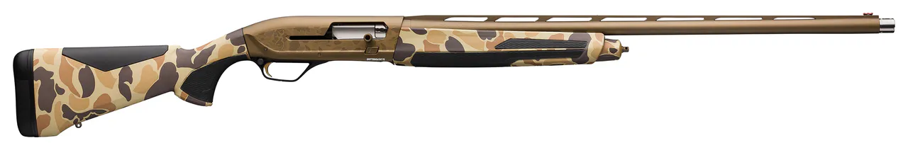 Browning 011739204 Maxus II Wicked Wing 12 Gauge 3.5" 4+1 28" Burnt Bronze Cerakote Barrel, Burnt Bronze Camo Cerakote Receiver, Vintage Tan Camo Stock With SoftFlex Cheek Pad & Overmolded Grip Panels