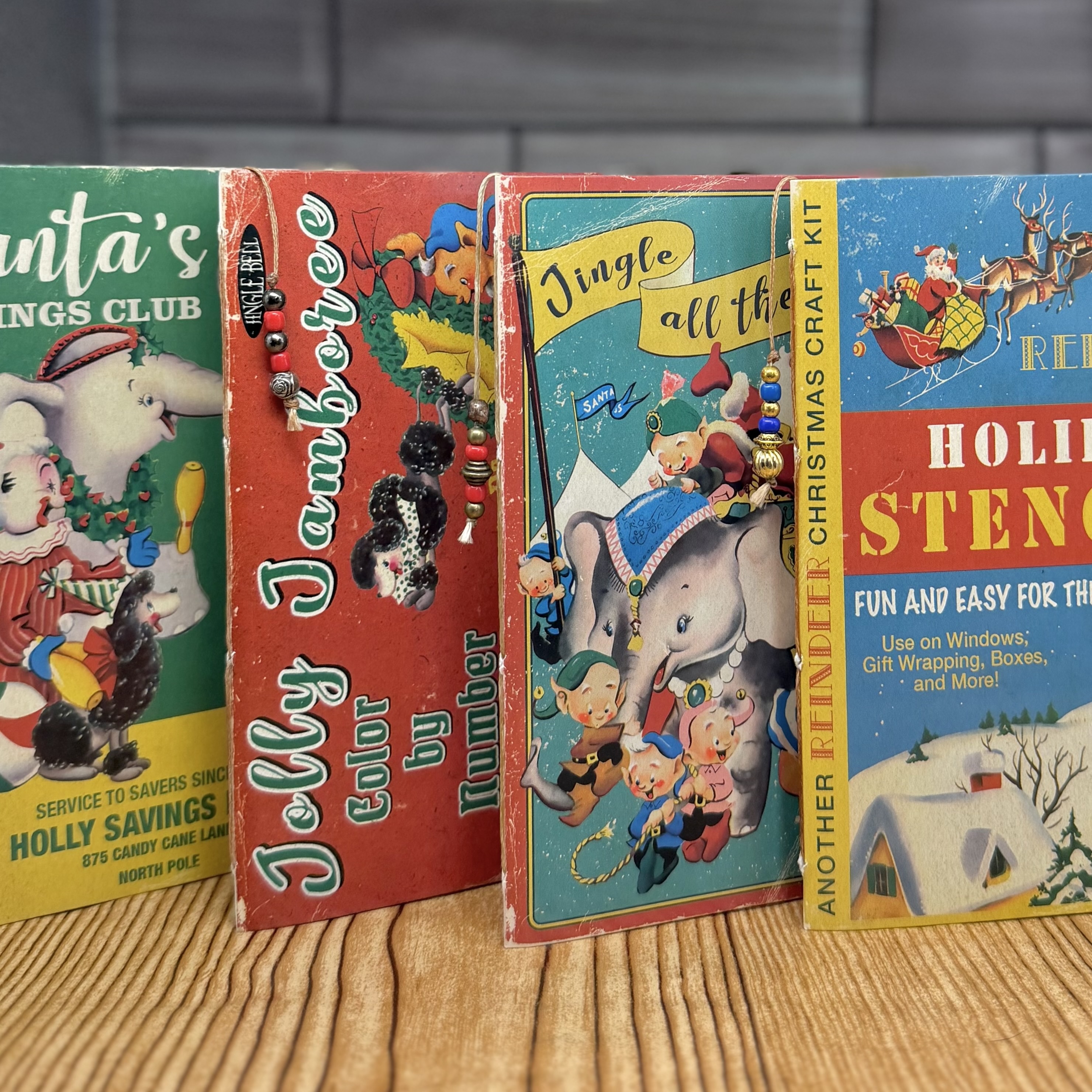 Vintage Christmas Card Journal