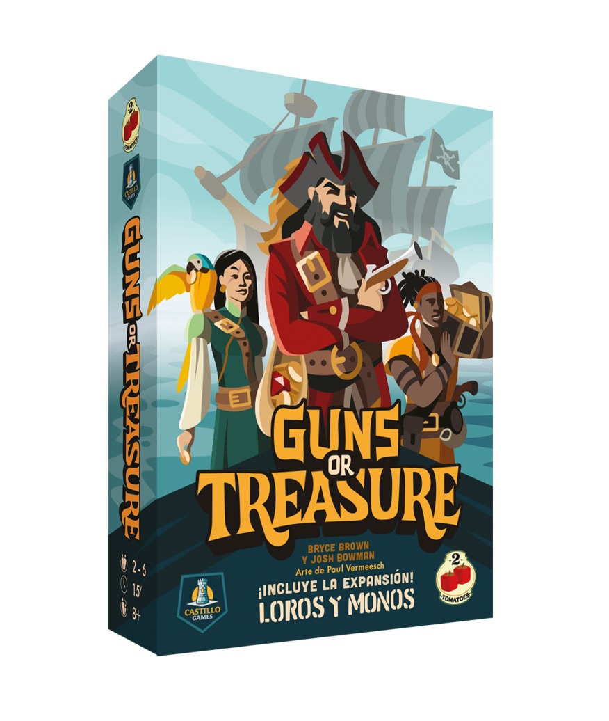 Guns of Treasure juego de mesa moderno en Colombia