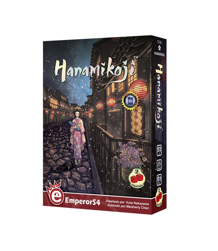 Hanamikoji juego de mesa moderno en Colombia