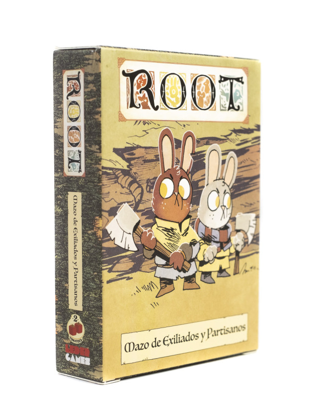 Root: Pack cartas de Exiliados y Partisanos juego de mesa moderno en Colombia