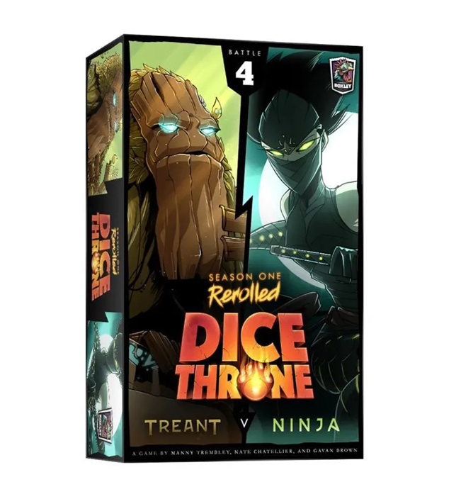 Dice Throne Treant vs Ninja juego de mesa moderno en Colombia
