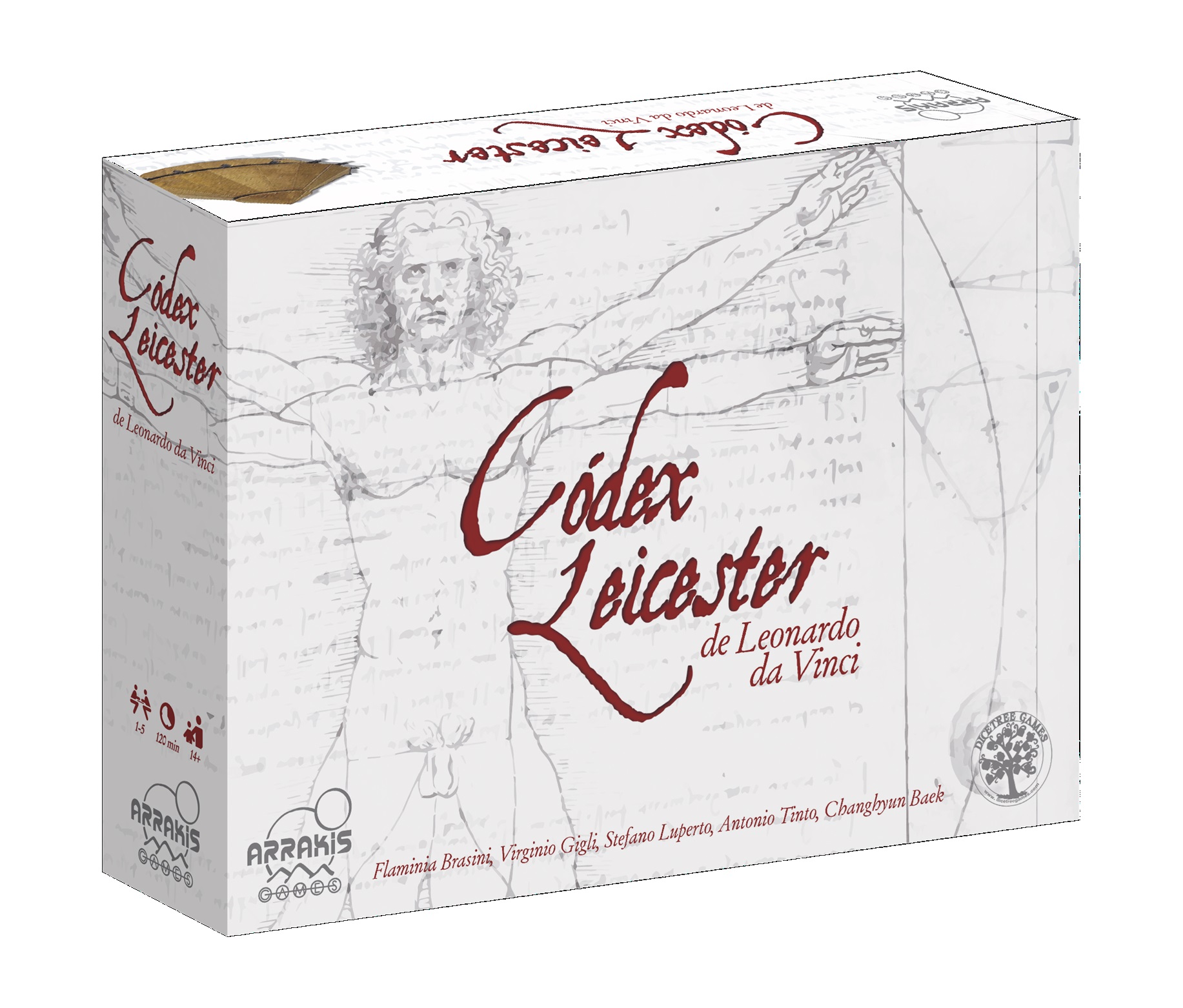 Codex Leicester de Leonardo da Vinci juego de mesa moderno en Colombia