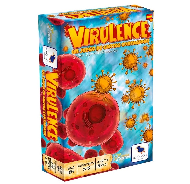 Virulence un juego de cartas contagioso juego de mesa moderno en Colombia