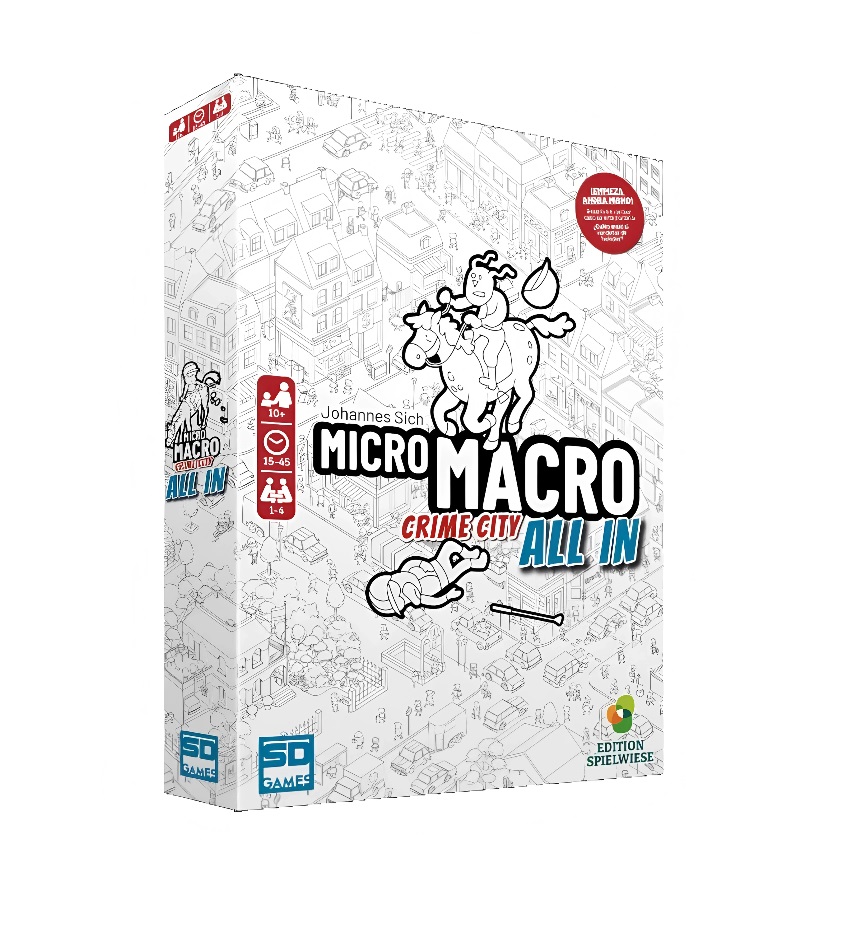 MicroMacro Crime City All In juego de mesa moderno en Colombia