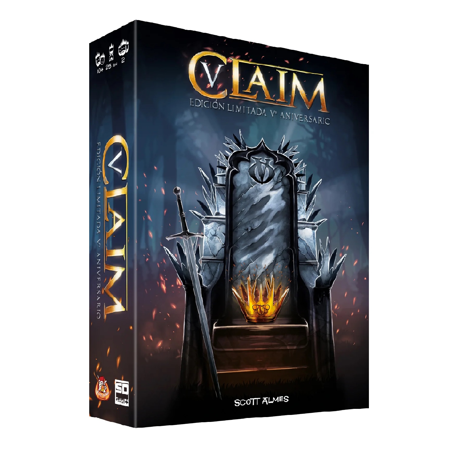 Claim V Aniversario Edición Limitada juego de mesa moderno en Colombia