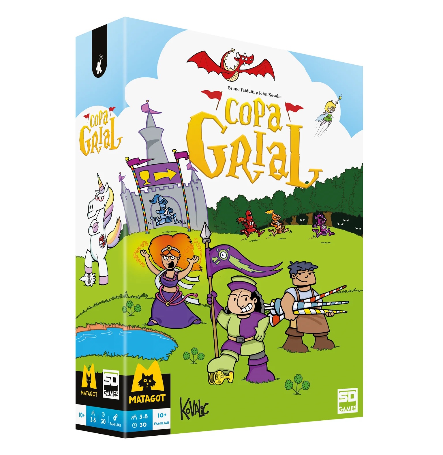 Copa Grial juego de mesa moderno en Colombia