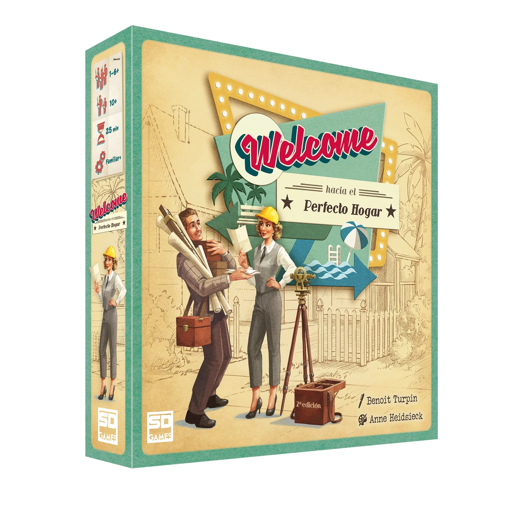 Welcome hacia el Perfecto Hogar juego de mesa moderno en Colombia