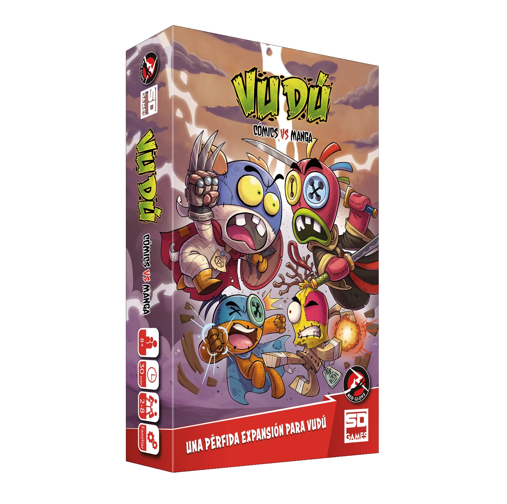 Vudú: Comics Vs Manga Ampliación juego de mesa moderno en Colombia