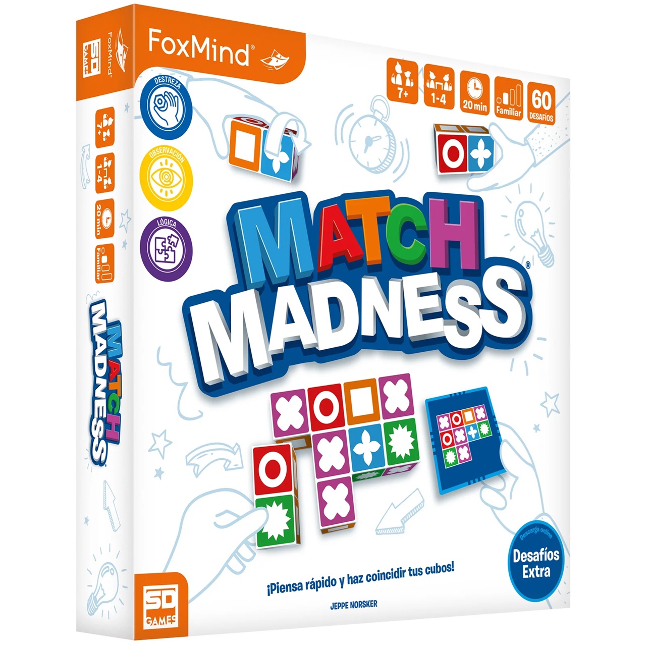 Match Madness juego de mesa moderno en Colombia