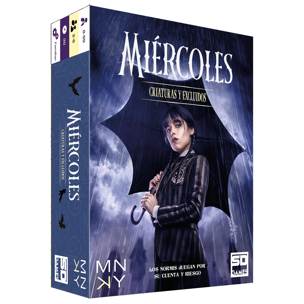 Miércoles: Criaturas Y Excluidos juego de mesa moderno en Colombia