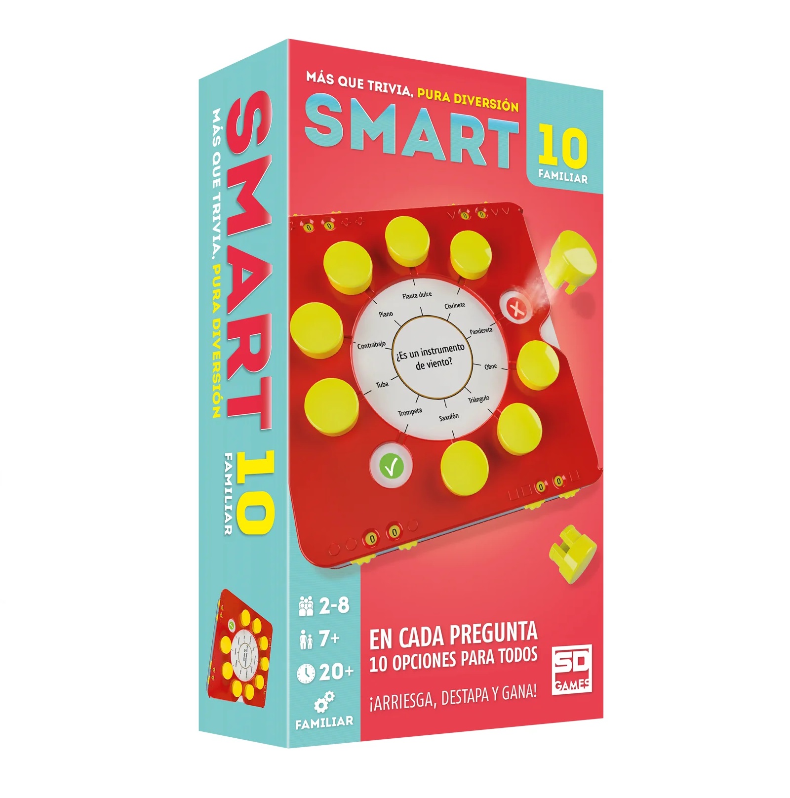 Smart 10: Familiar juego de mesa moderno en Colombia