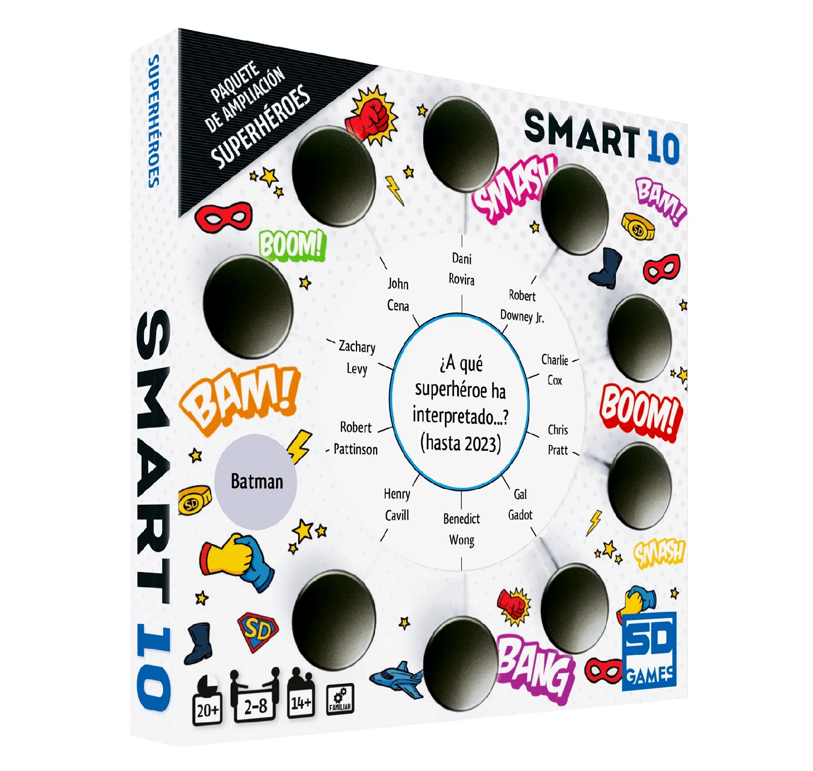 Smart 10: Superhéroes juego de mesa moderno en Colombia