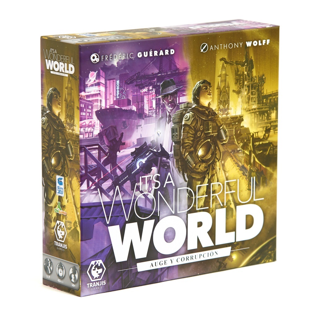 It's a Wonderful World: Auge y Corrupción juego de mesa moderno en Colombia