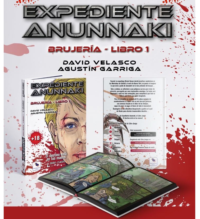 Libro juego Expediente Anunnaki juego de mesa moderno en Colombia
