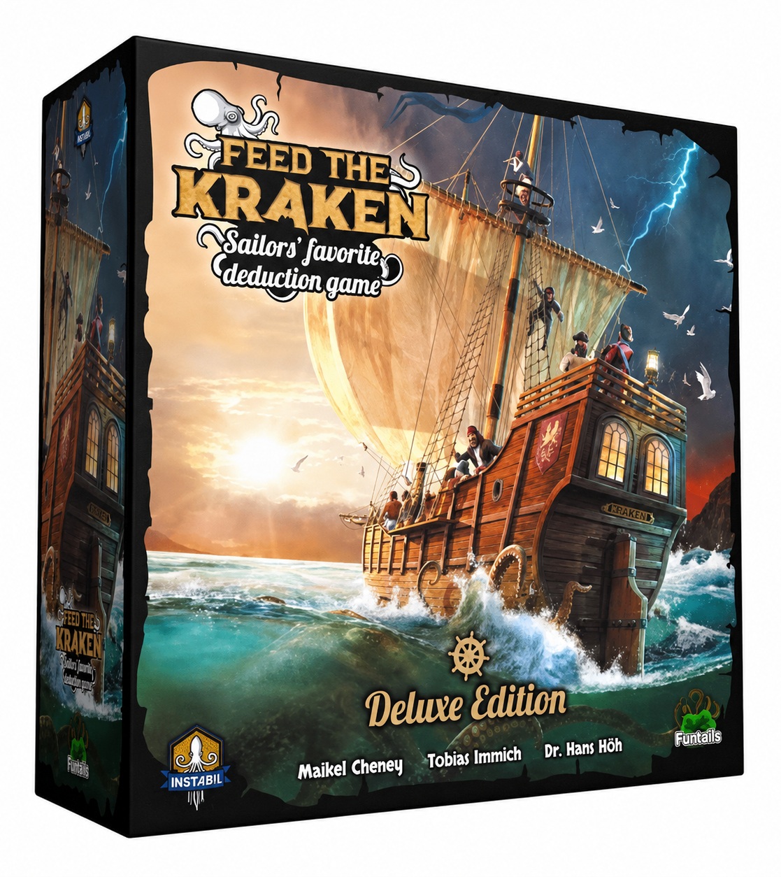 Feed The Kraken: Edición Deluxe juego de mesa moderno en Colombia