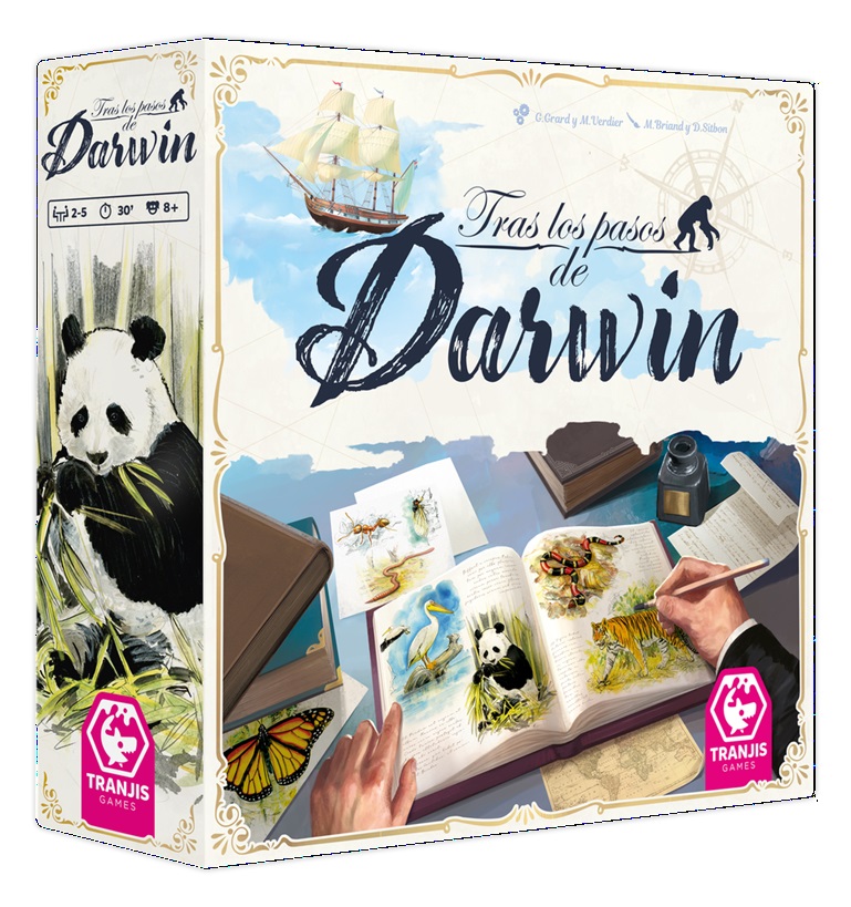 Tras los pasos de Darwin juego de mesa moderno en Colombia
