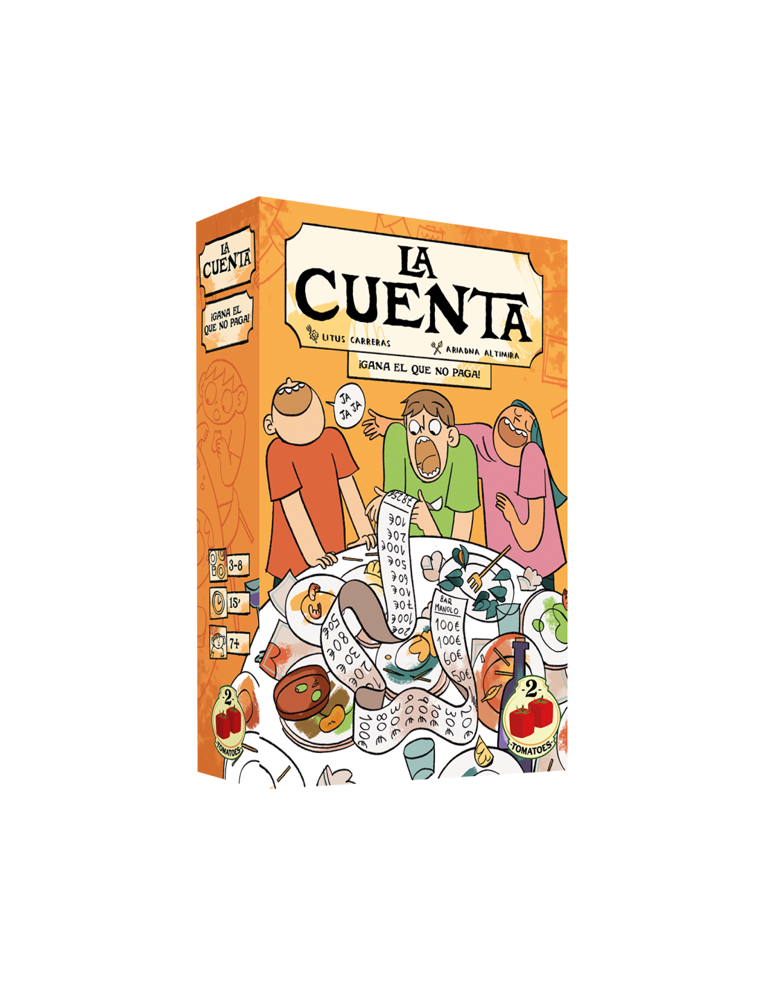 La cuenta juego de mesa moderno en Colombia