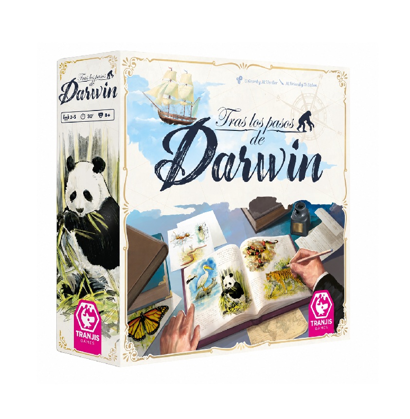 Tras los pasos de Darwin juego de mesa moderno en Colombia
