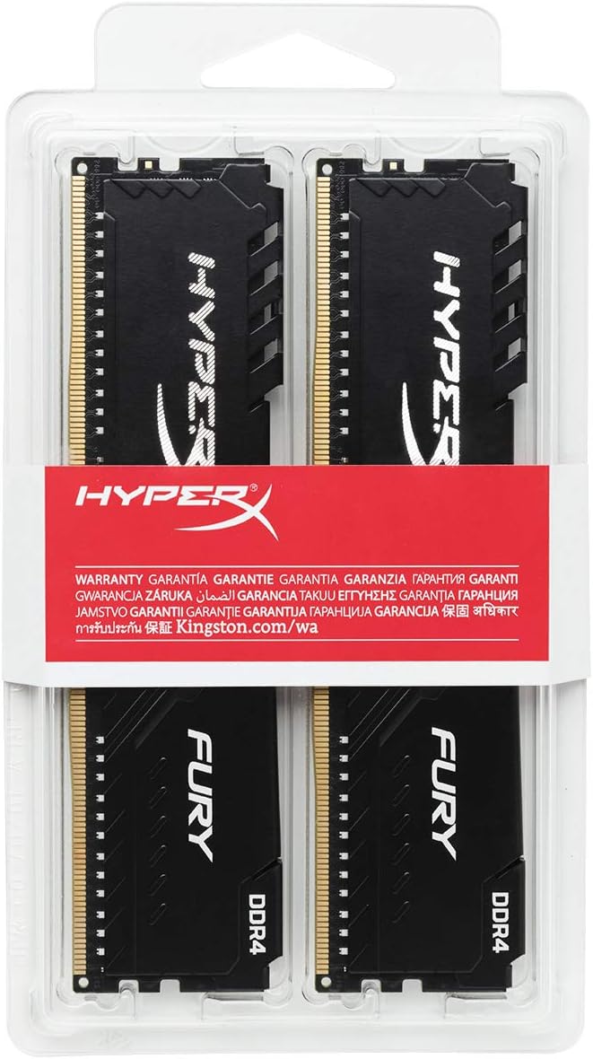 HX432C16FB3K2/32 - Kit de Memórias HyperX Fury (2 de 16GB) DIMM DDR4 3200Mhz 1,2V para desktop — imagem 4 de 6