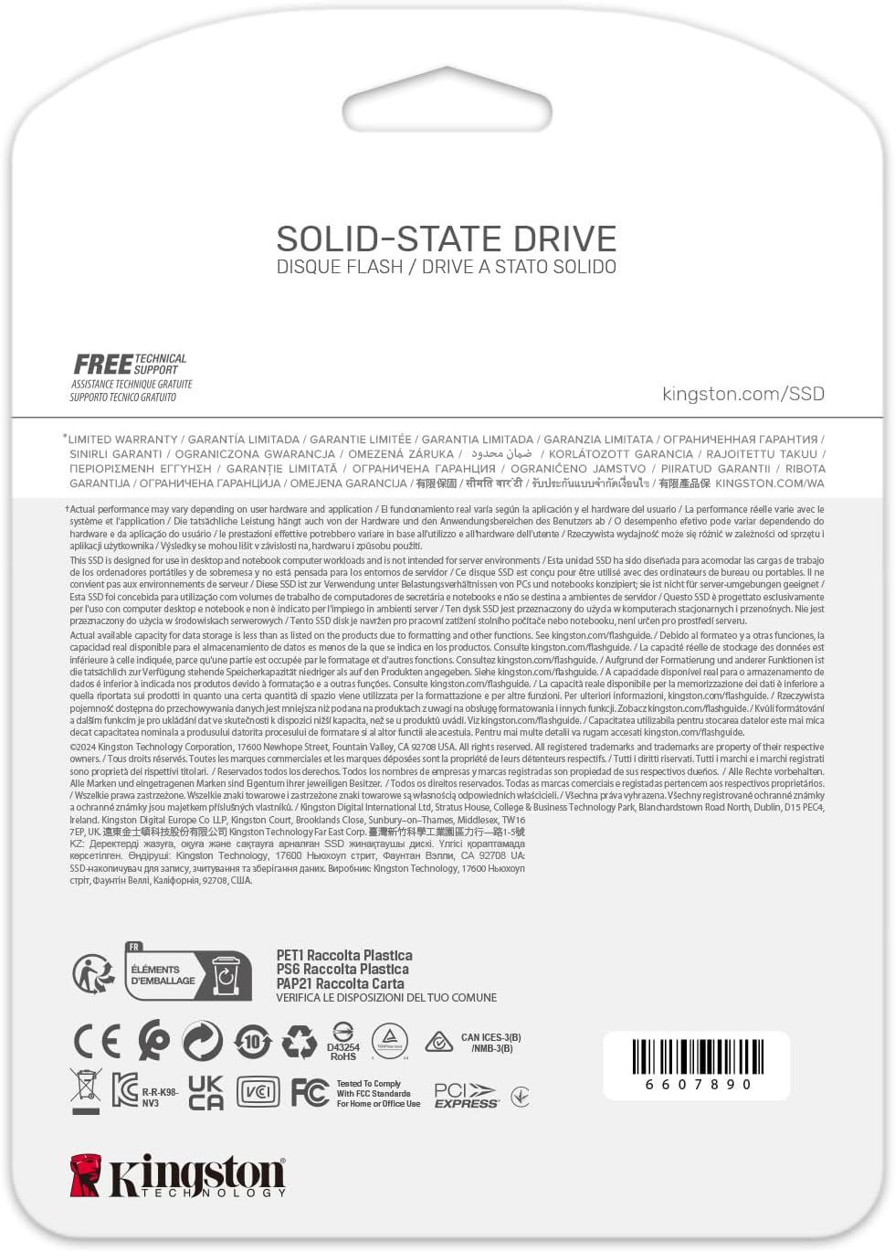 SSD Kingston NV3 1TB M.2 2280 NVMe Gen4, Desempenho e Eficiência para Upgrade de PC – SNV3S/1000G — imagem 4 de 6