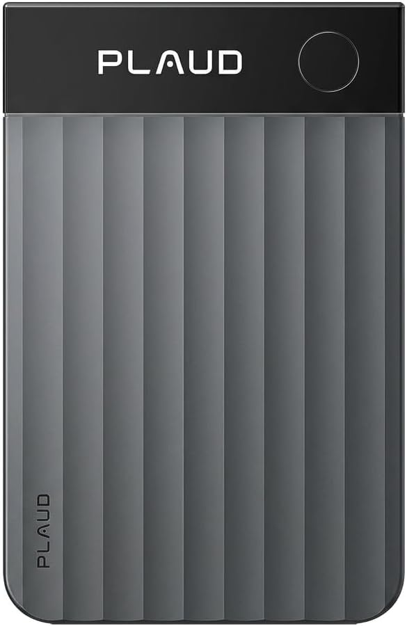 Plaud Note Pro – Gravador de Voz Inteligente com IA, Transcrição Automática, Redução de Ruído, 64 GB, Portátil para Reuniões, Aulas e Entrevistas – Cor Black