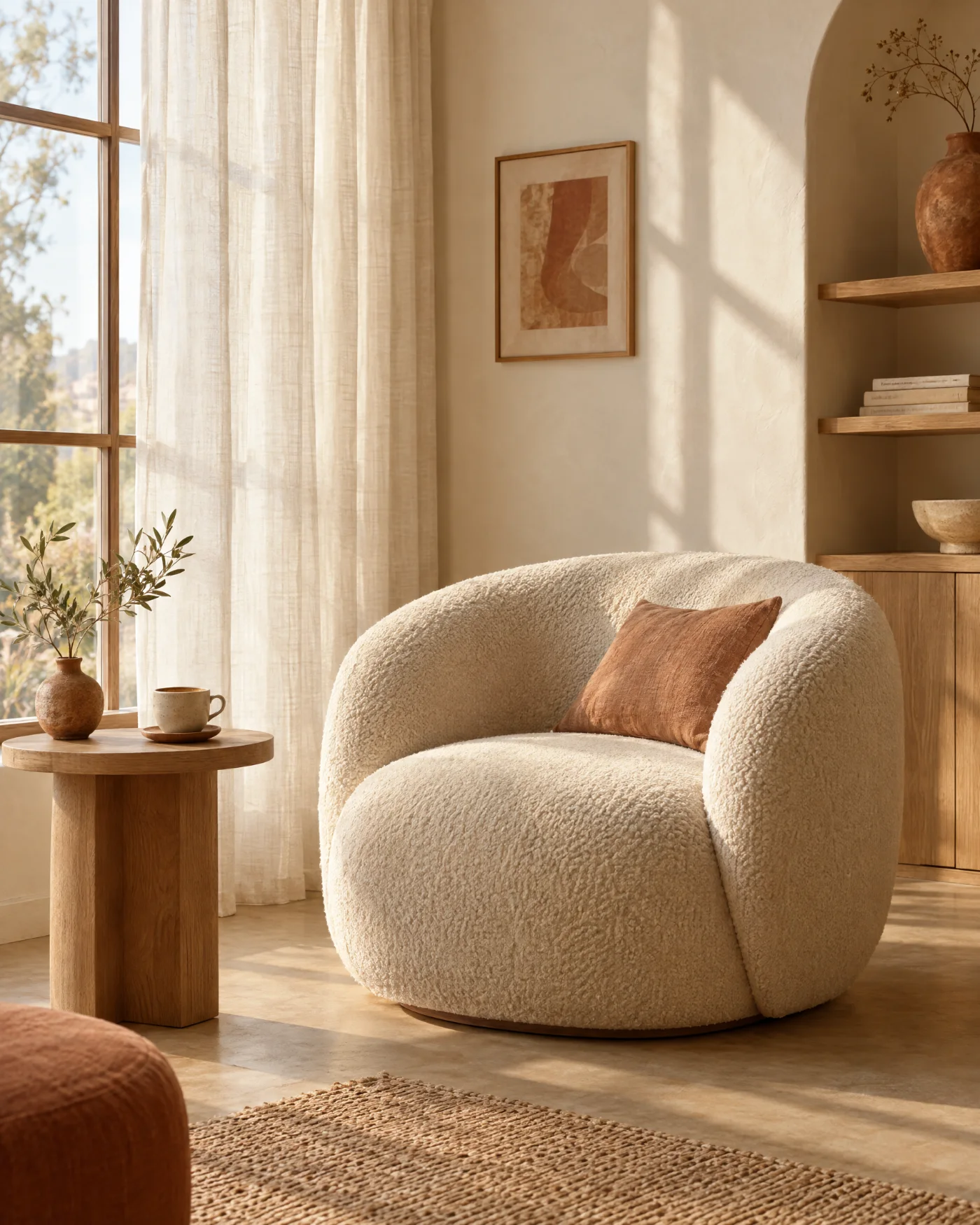 Soft, tactile upholstery