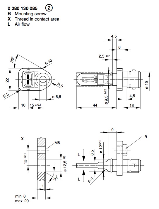 Bosch 085 air temp sensor