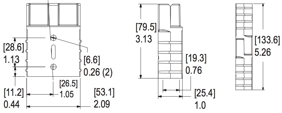 175amp jump battery connector