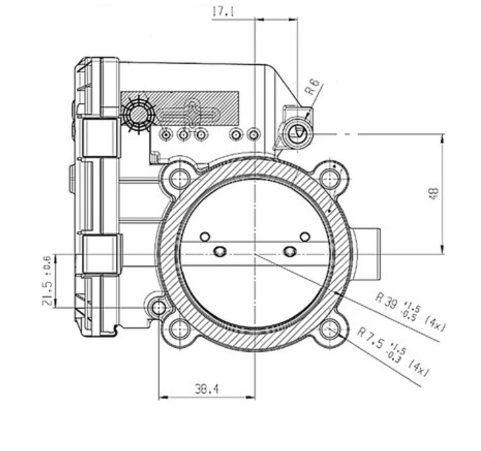 Bosch 60mm DBW throttle body