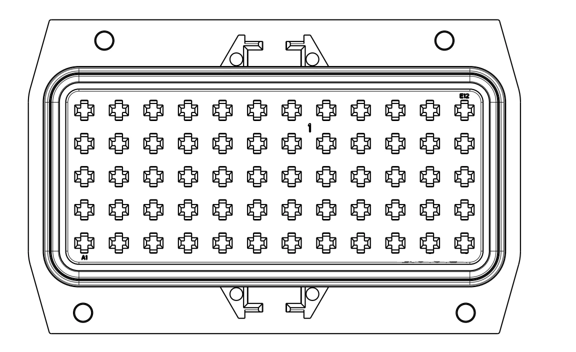 60-way Fuse Relay Holder 2304642-4