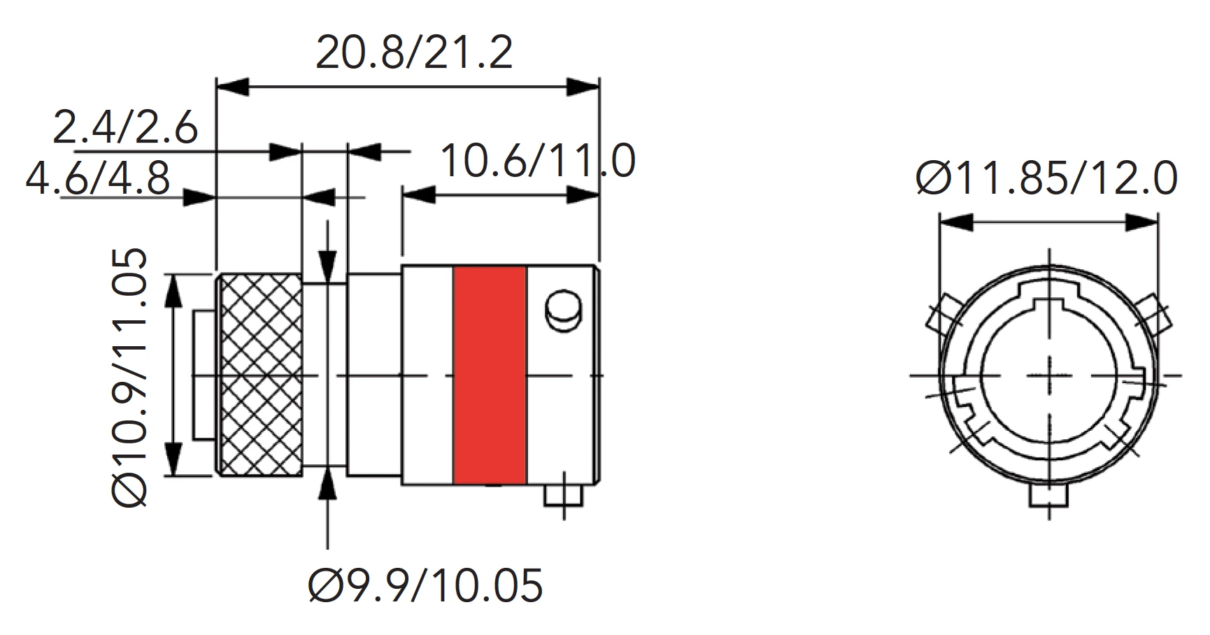 Autosport bulkhead connector dimensions
