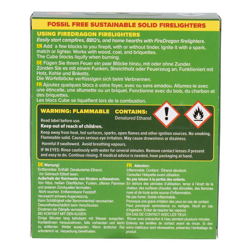 BCB fire dragon solid fuel CN368 (6 blocks) – afbeelding 4