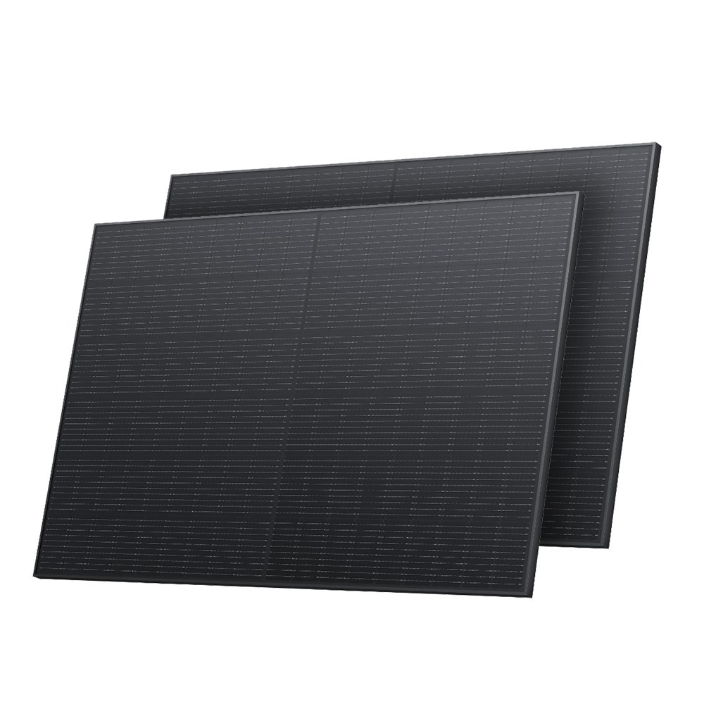 EcoFlow 2x 400W zonnepaneel