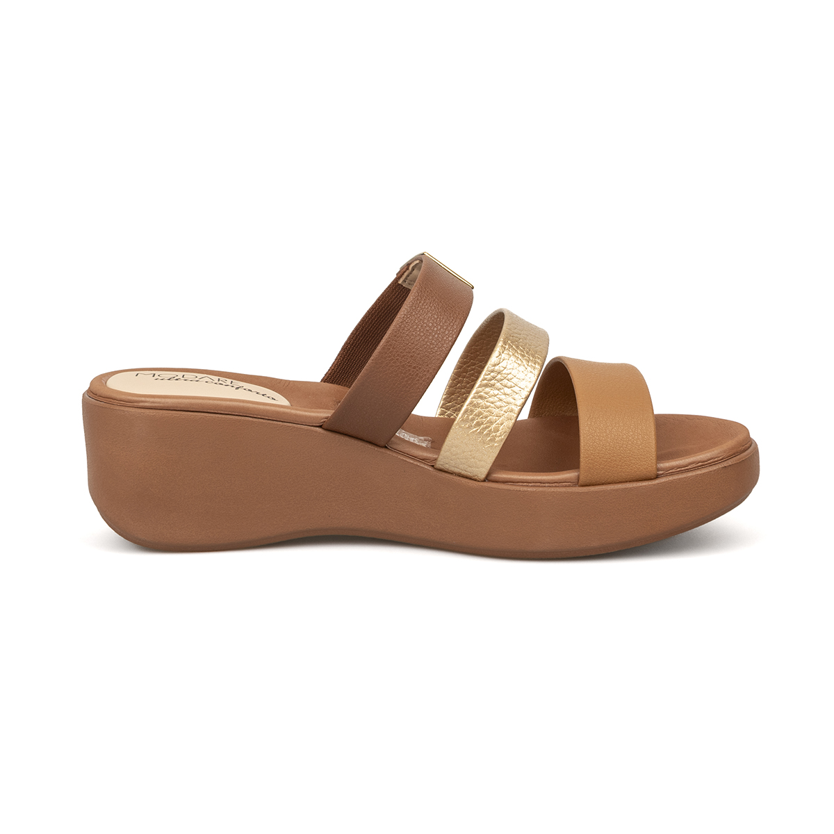 Sandalias Avellana / Camel / Dorado Modare 7227 3